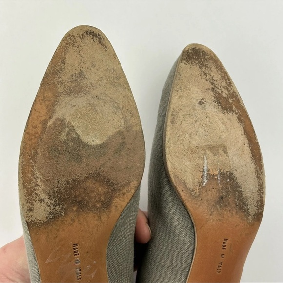 Salvatore Ferragamo Italian Made Heels Pumps Shoes 9 AA Extra Narrow See Photos - Picture 9 of 9